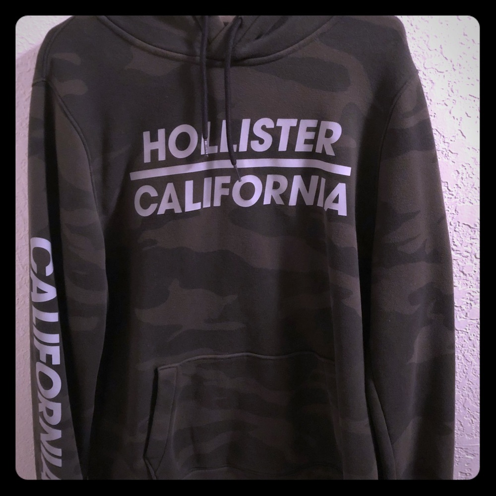 Hollister Logo Camo Hoodie